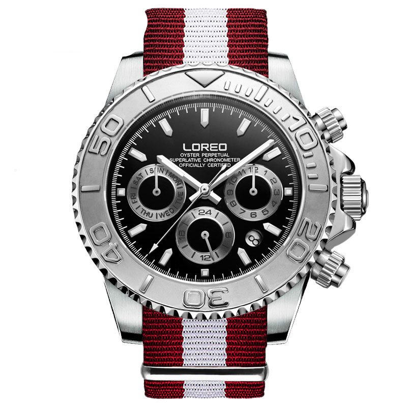 Loreo Yachtona Stainless Automatic Sports Watch